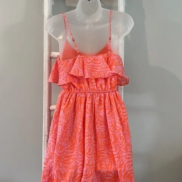 𝅺LILLY Pulitzer girafeey flouncy dress size xs - Picture 5 of 7